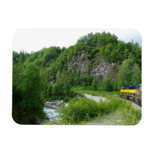 Magnet Flexible Denali Express Alaska Train Vacation Photographie