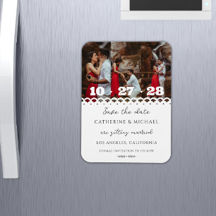 Magnet Flexible Dentelle Design Moderne Simple Photo Enregistrer L