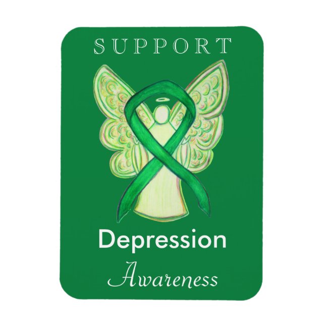 Magnet Flexible Depression Sensibilisation Ruban Art Magnat person (Vertical)