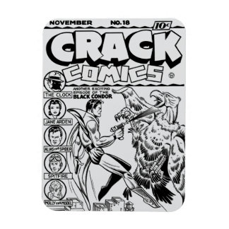 Magnet flexible des bandes dessinées CRACK des ann