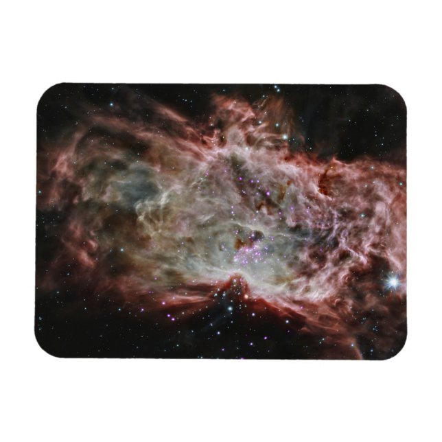 Magnet Flexible Des Clusters Étoiles Au Centre De La Nebula De Fla (Horizontal)