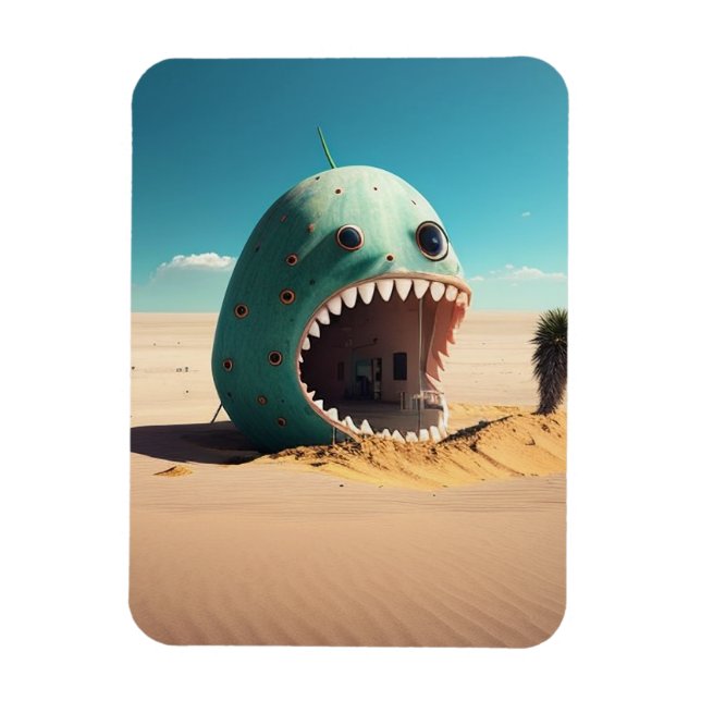 Magnet Flexible Desert Monstre (Vertical)