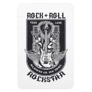 Magnet Flexible Design Guitar Rock