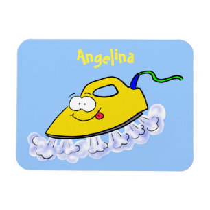 Magnet Flexible Dessin animé drôle de fer à repasser pour linge