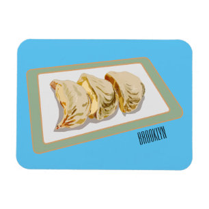 Magnet Flexible Dessin de Jiaozi / Chinese dumplings
