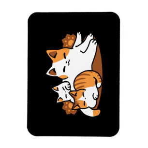 Magnet Flexible Détendez-vous Art Chat - 'Laze Furr Days' pour les