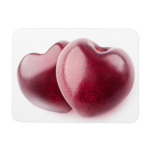 Magnet Flexible Deux coeurs de cerise