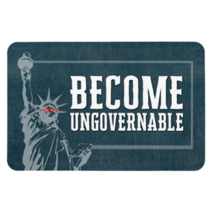Magnet Flexible Devenez ingouvernable - Lady Liberty Laser Eyes