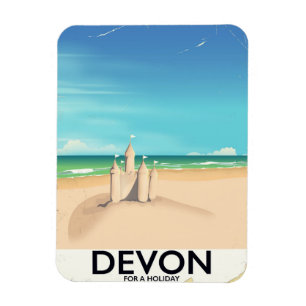 Magnet Flexible Devon, Angleterre pour des vacances.