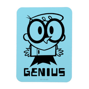 Magnet Flexible Dexter "Genius" Outline Graphic