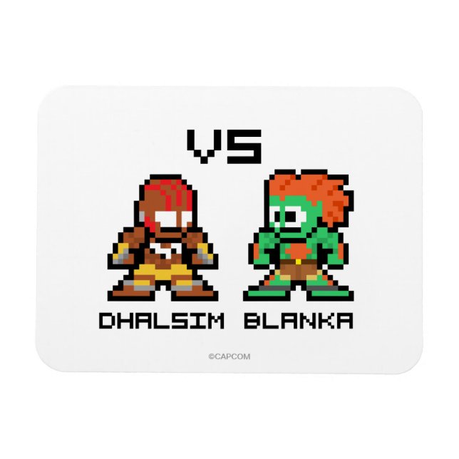 Magnet Flexible Dhalsim 8 bits VS Blanka (Horizontal)