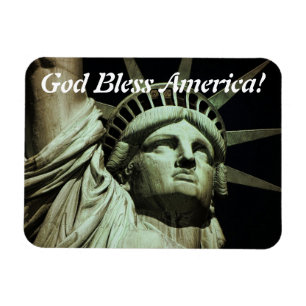 Magnet Flexible Dieu bénisse la liberté