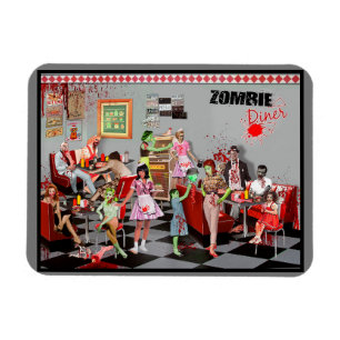 Magnet Flexible Diner de Zombie