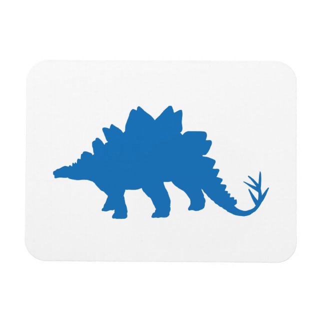 Magnet Flexible Dinosaure Bleu (Horizontal)