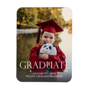 Magnet Flexible Diplômé de 3M et graduation photo Aimant plus lége
