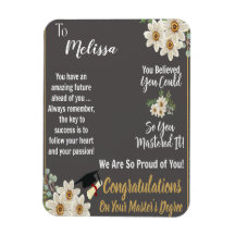 Diplôme de maîtrise personnalisée