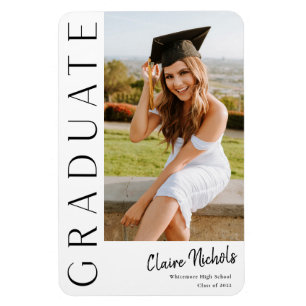 Magnet Flexible Diplôme Photo Vertical Moderne
