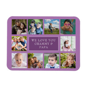Magnet Flexible Dix photos de famille Collage d'aimants personnali