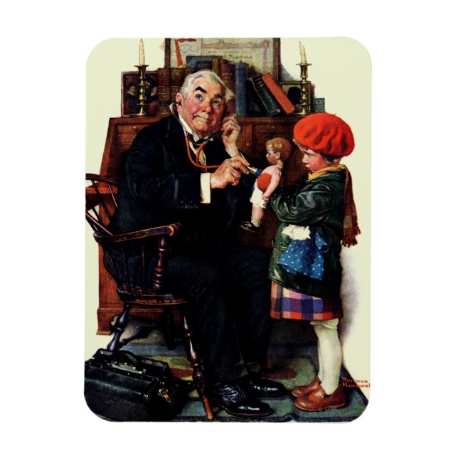 Magnet Flexible Docteur et poupée (Vertical)