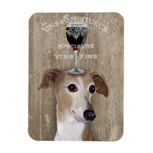 Magnet Flexible Dog Au Vin Greyhound