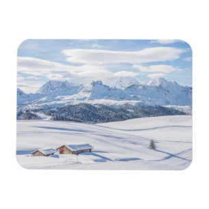 Magnet Flexible Dolomites de Snowscape   de retraite de cabine