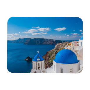 Magnet Flexible Domes bleus de Santorin