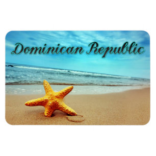 Magnet Flexible Dominican Republic starfish