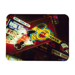 Magnet Flexible Double exposition, intérieur Casino, Las Vegas,