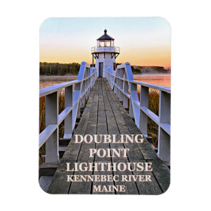 Magnet Flexible Double Point Lighthouse, Arrowsic Island, Maine