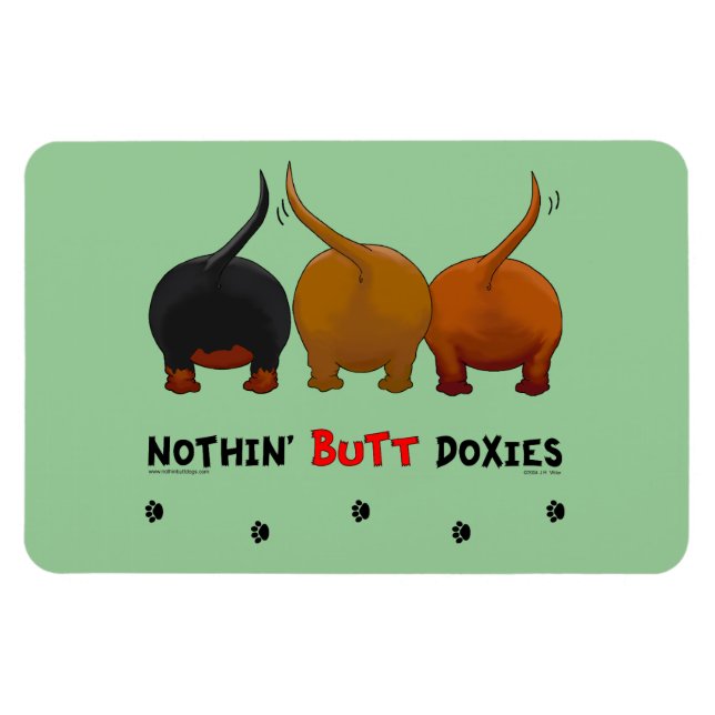 Magnet Flexible Doxies noires (Horizontal)
