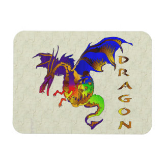 Magnet Flexible Dragon arc-en-ciel