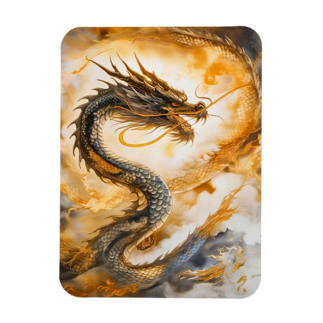 Magnet Flexible Dragon chinois (Vertical)