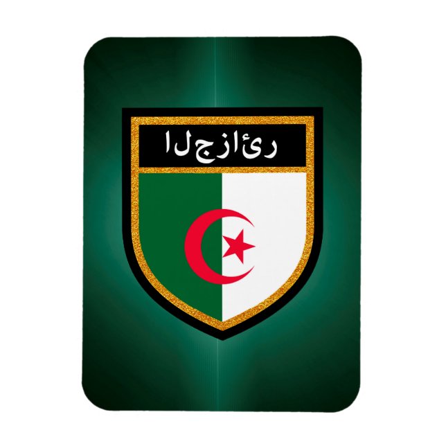 Magnet Flexible Drapeau Algérie (Vertical)
