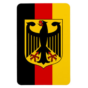 Magnet Flexible Drapeau allemand avec aimant crête
