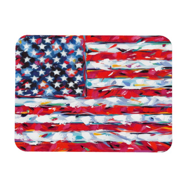 Magnet Flexible Drapeau américain (Horizontal)