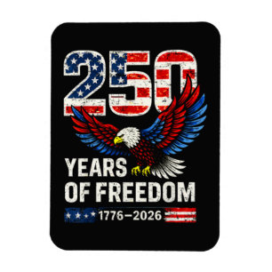 Magnet Flexible drapeau américain 250e anniversaire américain