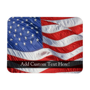 Magnet Flexible Drapeau américain, évent