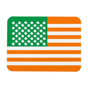Magnet Flexible Drapeau américain irlandais