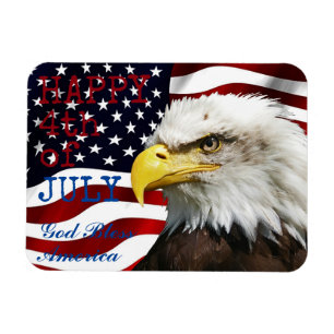 Magnet Flexible Drapeau américain moderne 4 juillet États-Unis Aig