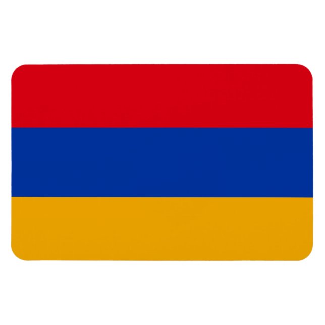 Magnet Flexible Drapeau Arménie (Horizontal)