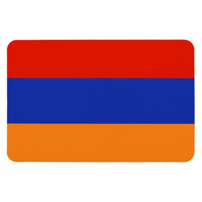 Magnet Flexible Drapeau Arménie (Horizontal)