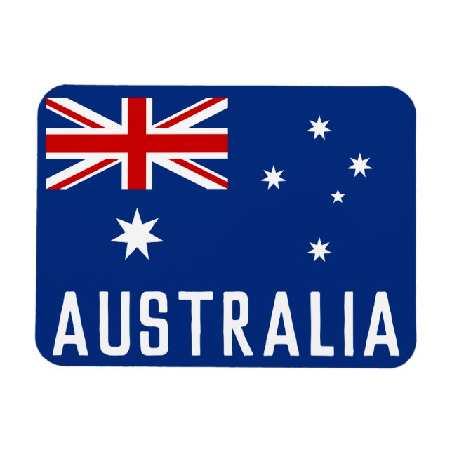 Magnet Flexible Drapeau australien (Horizontal)