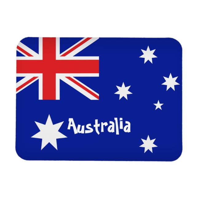 Magnet Flexible Drapeau australien (Horizontal)