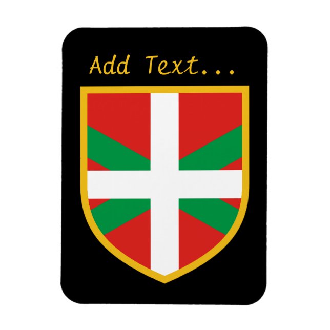 Magnet Flexible Drapeau basque (Vertical)