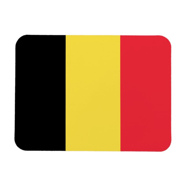 Magnet Flexible Drapeau Belgique (Horizontal)