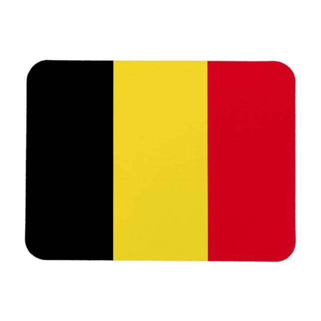 Magnet Flexible Drapeau Belgique (Horizontal)