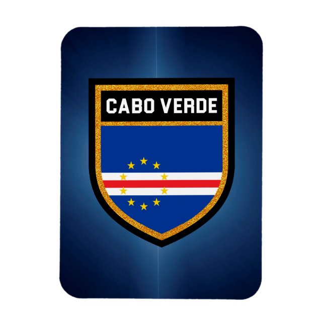 Magnet Flexible Drapeau Cabo Verde (Vertical)