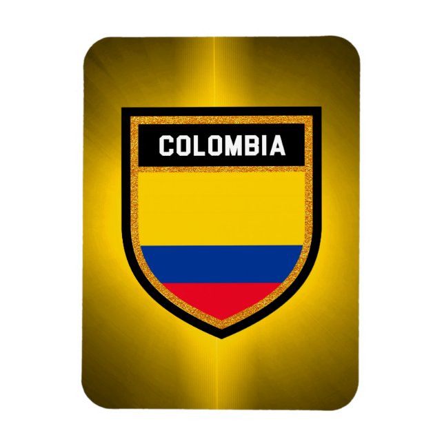 Magnet Flexible Drapeau Colombie (Vertical)