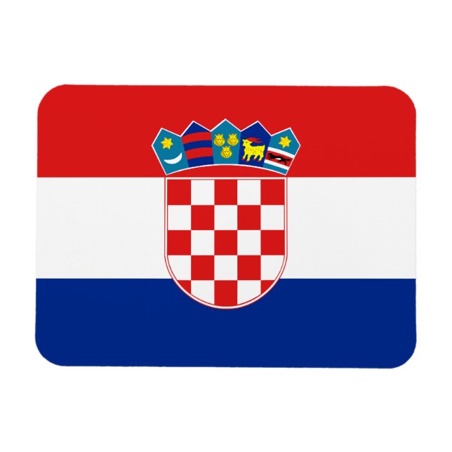 Magnet Flexible Drapeau croate (Horizontal)