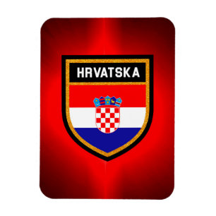 Magnet Flexible Drapeau Croatie